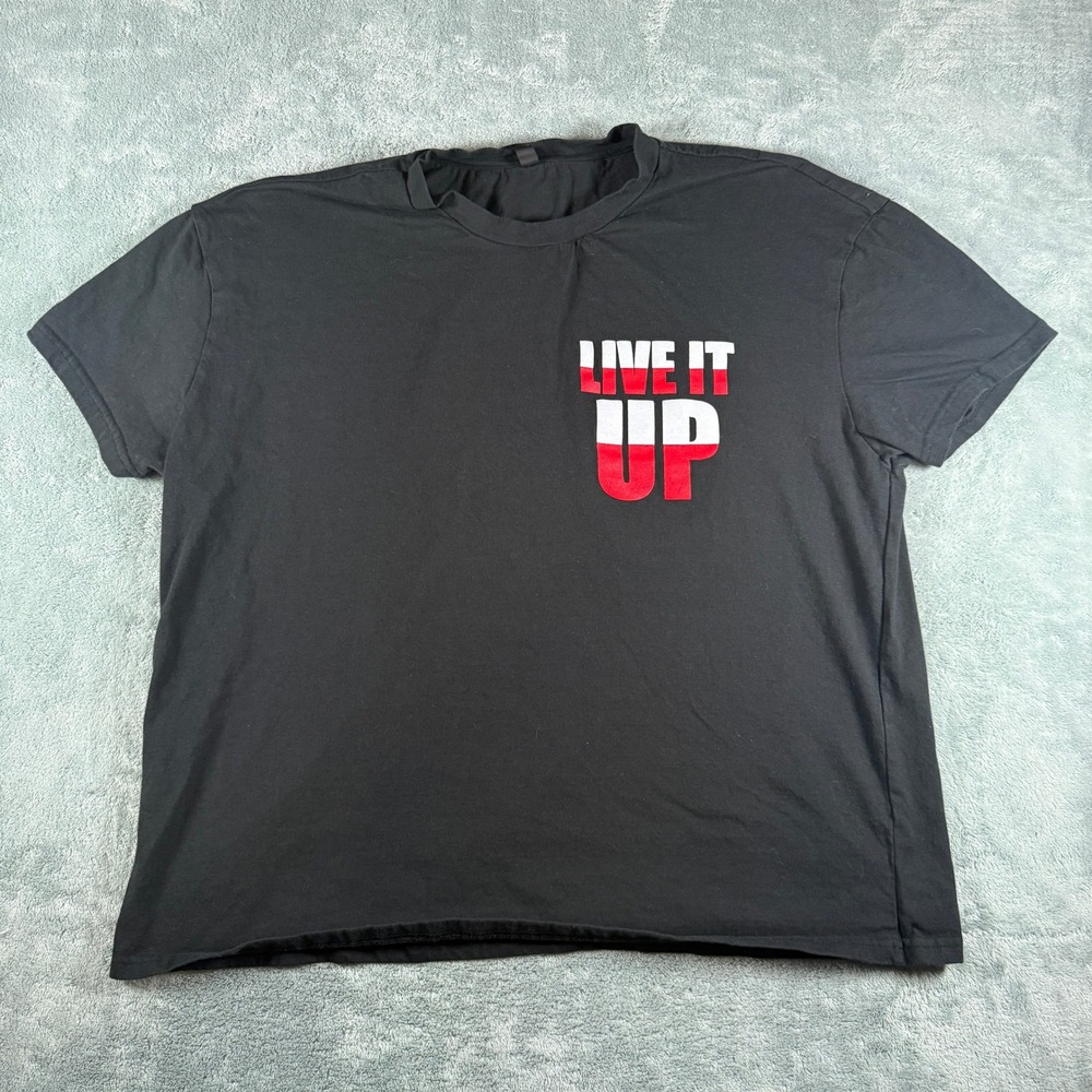 PFR New‎ York Live It Up Race Car Graphic T-Shirt Black Mens 3X Cotton Tee
